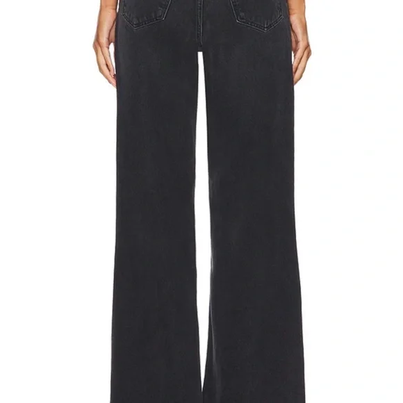 AGOLDE Dame High Rise Wide Leg Jeans in the color Hitch - Picture 4 of 9